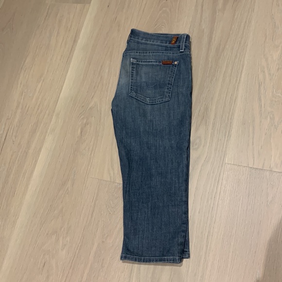 7 for all mankind cropped jeans - Picture 4 of 6